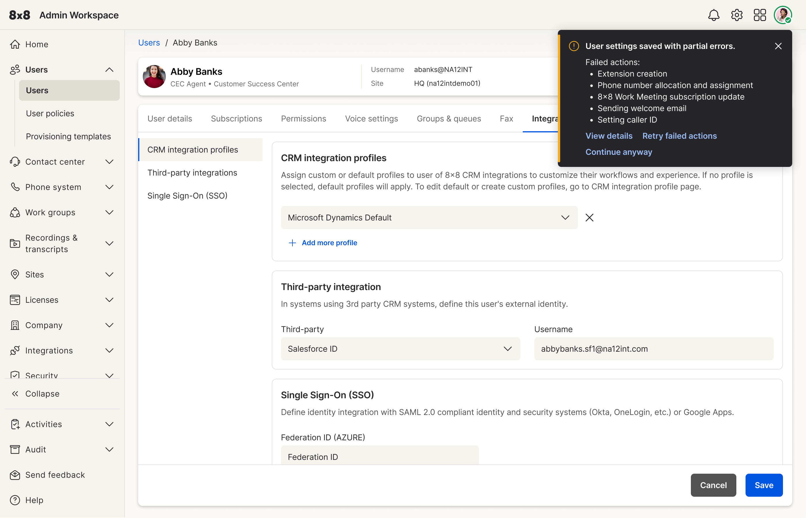 NUME short-term asynchronous provisioning design